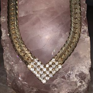 Stunning gold and diamond Neiman Marcus necklace